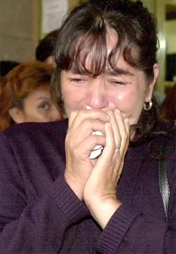 PROFUNDO DOLOR. Eva Pereyra de Núñez, madre del tafinisto, al hablar de su hijo.