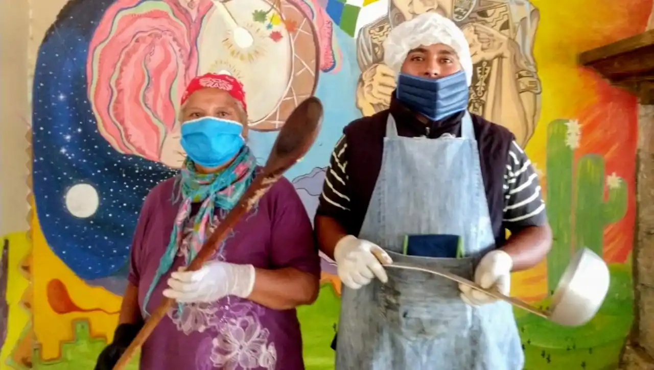 COCINEROS. Anti Ledesma y Mariano Mamani