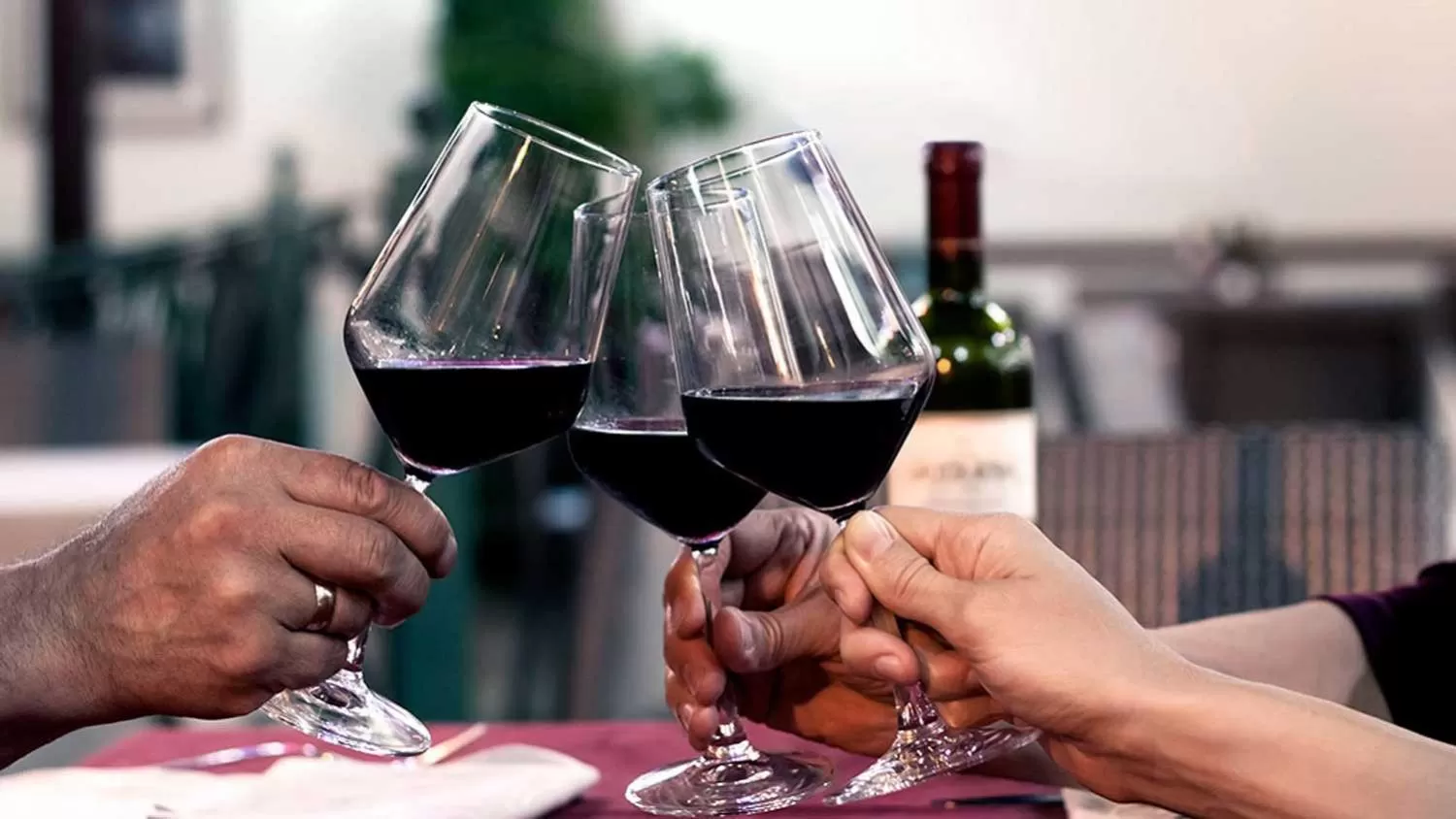 COPAS. El vino tinto es apto para consumo de celíacos, dijo Belmonte. 