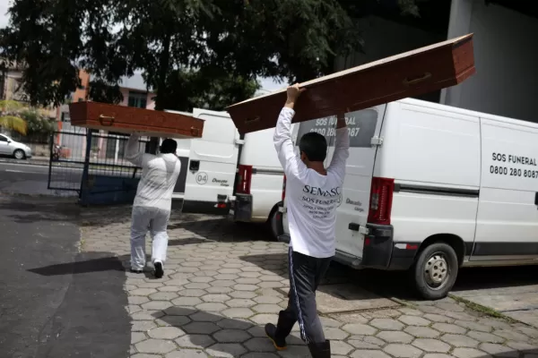Brasil registró 600 nuevas muertes, cifra récord desde el inicio de la pandemia