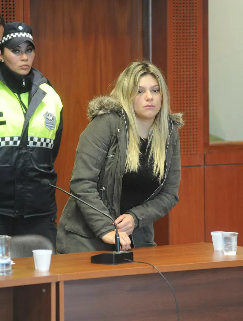 ACUSADA. La joven Pasarín, en una de las audiencias de la Cámara donde se confirmó su detención. la gaceta / Antonio Ferroni (archivo)