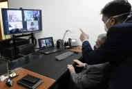 Salas privadas, conexión segura y pantallas gigantes: todo listo para Elías de Pérez y Mirkin