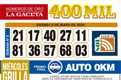 Los Números de Oro de LA GACETA