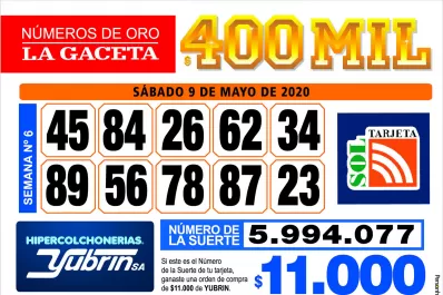 Los Números de Oro de LA GACETA