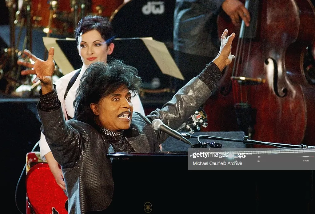 SOBRE EL ESCENARIO. Little Richard en una actuación en 2002.