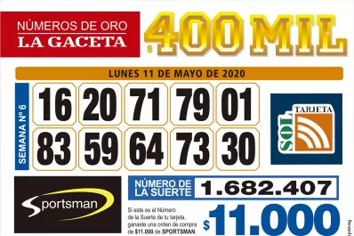 Los Números de Oro de LA GACETA