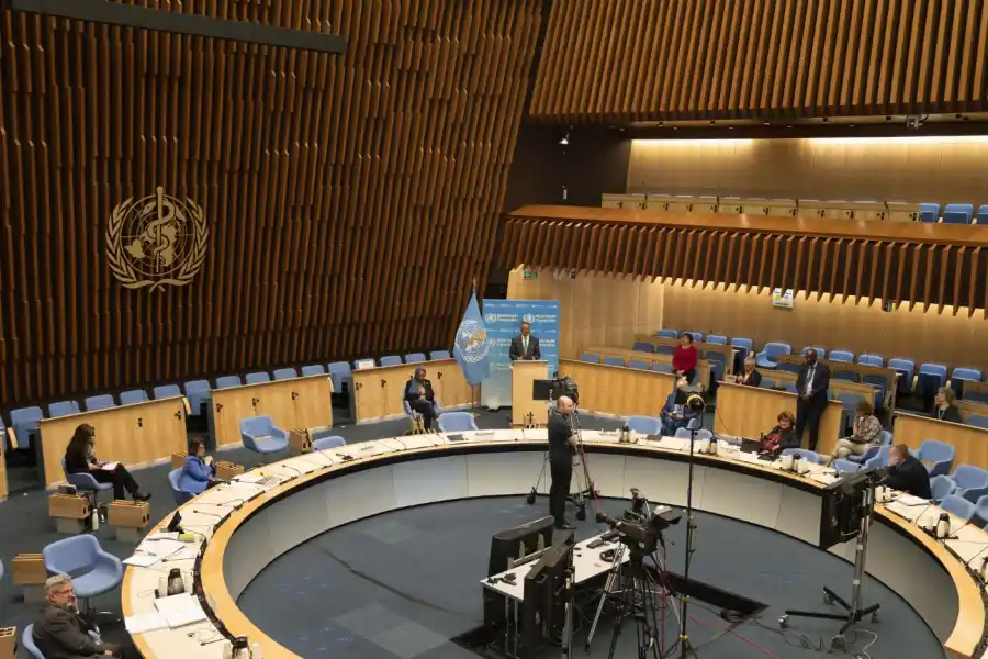 ASAMBLEA DE LA OMS. Unos 200 países asistieron de forma virtual.