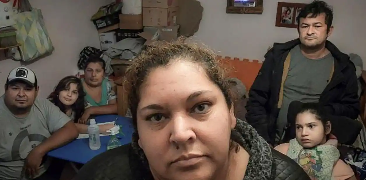 Ramona Medina, en el barrio 31.