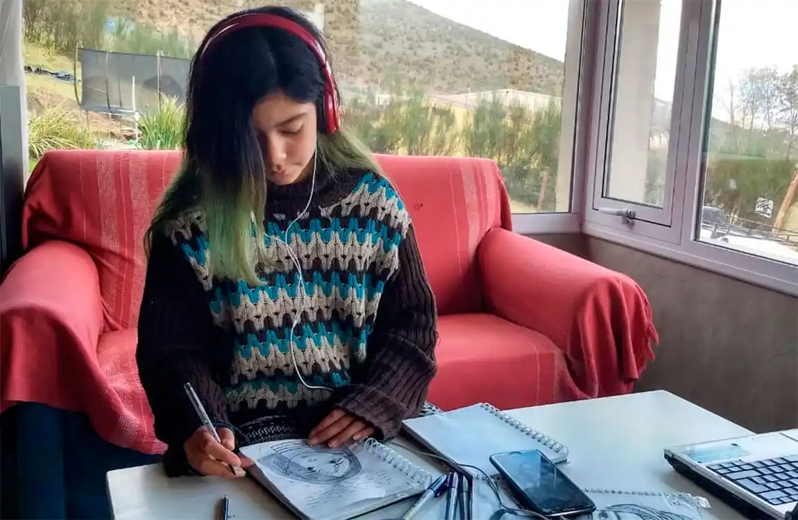 Un “programa de radio”, la manera de enseñar de una escuela de Tafí del Valle