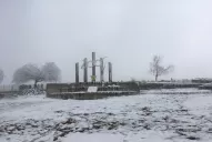 Video: la nieve sorprendió a los vecinos de Los Valles