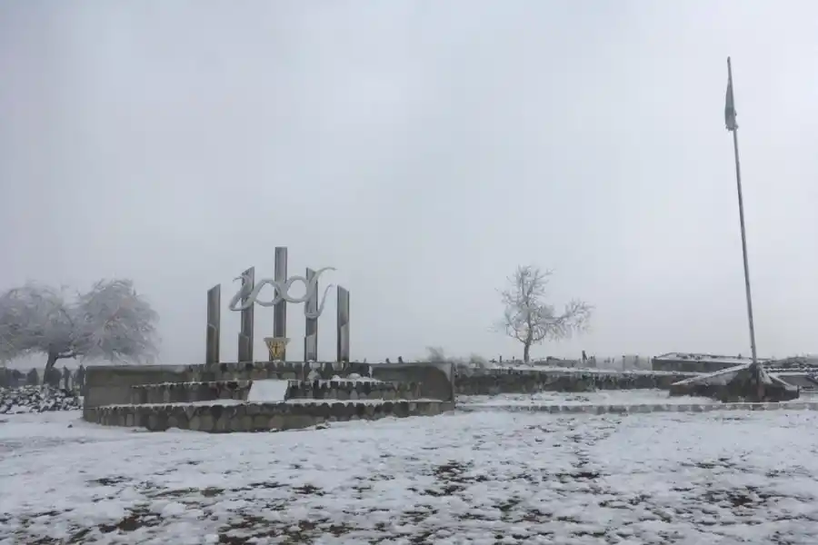 Video: la nieve sorprendió a los vecinos de Los Valles