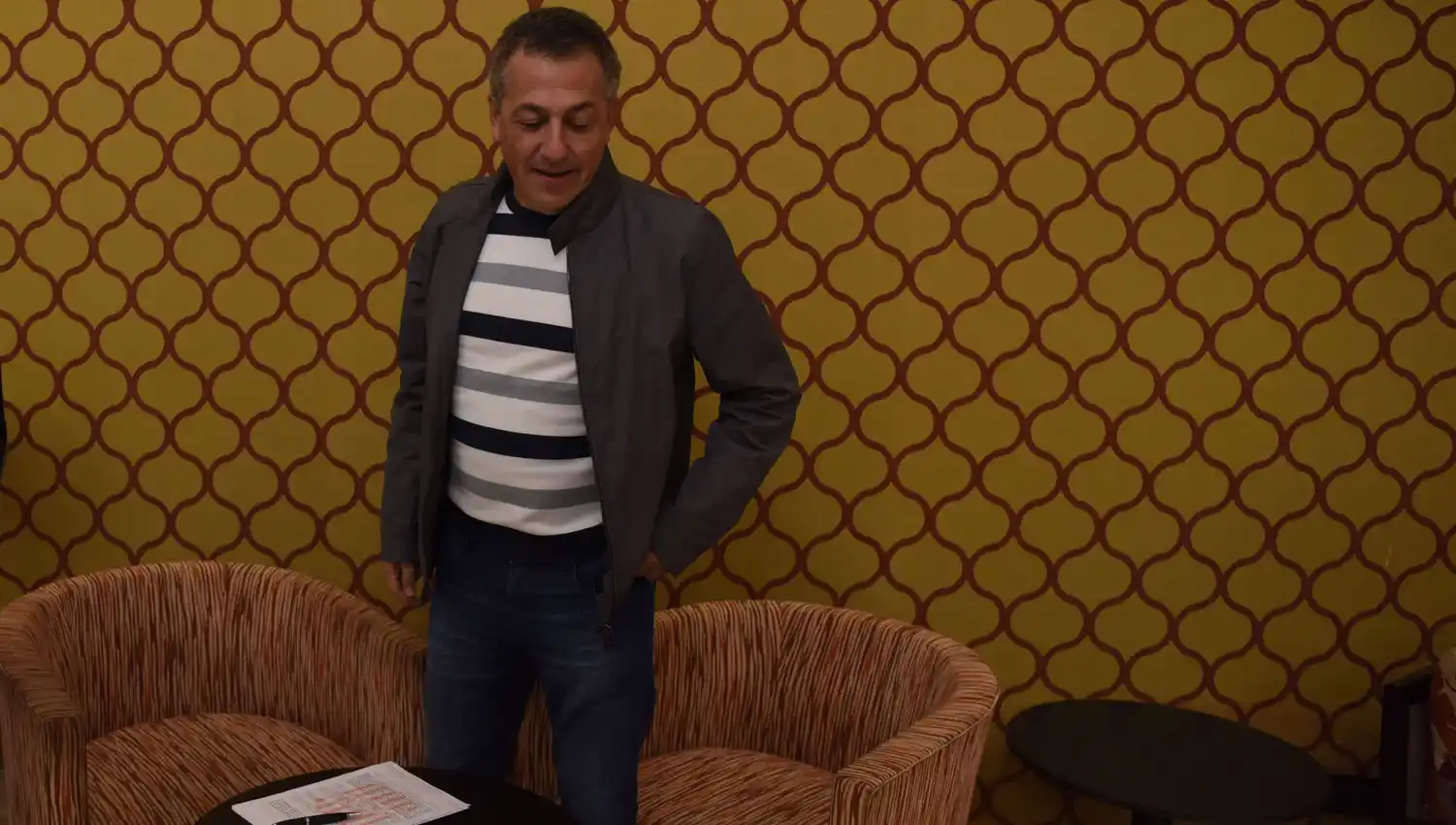 A FONDO. Sagra no saca el pie del acelerador. “Defiendo a mi club”, aseguró.  