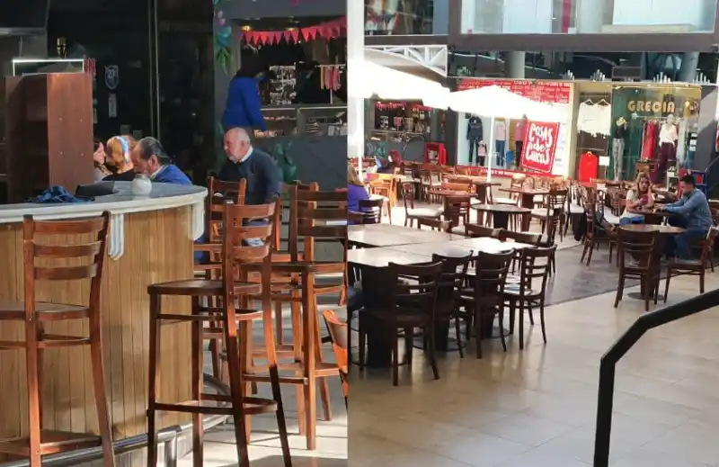 Abrió un shopping en Yerba Buena y la gente se sentó a tomar café en el bar