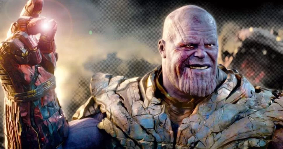 “AVENGERS”. Thanos eliminó a medio universo con un chasquido de dedos. 