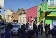 Taxistas protestan frente al Concejo Deliberante