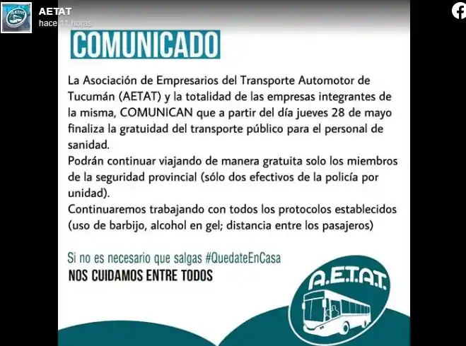 La vuelta de los colectivos llegó con algunos cambios para los tucumanos