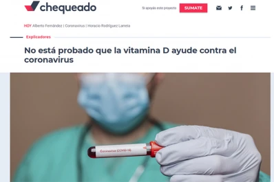 No está probado que la vitamina D ayude contra el coronavirus