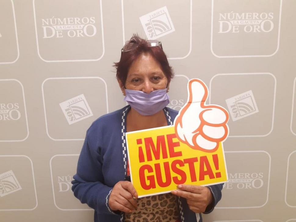 MEJORARÁ SU CASA. Marta Noemí Lazarte vive en la capital.