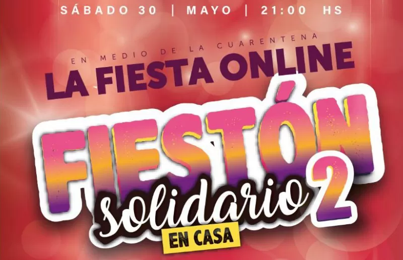 Fiestón Solidario: organizan un encuentro virtual a beneficio de la campaña Ayudemos al Carrillo