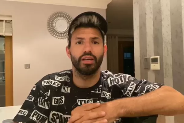 Kun Agüero motivó a los hinchas de San Martín y les mandó una camiseta para sortear