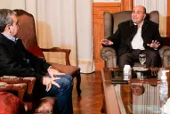 Alfaro acudió a la Provincia por un auxilio financiero de $ 1.700 millones