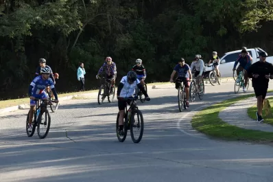 El día ayudó para que los tucumanos regresen a la actividad física con mucha alegría