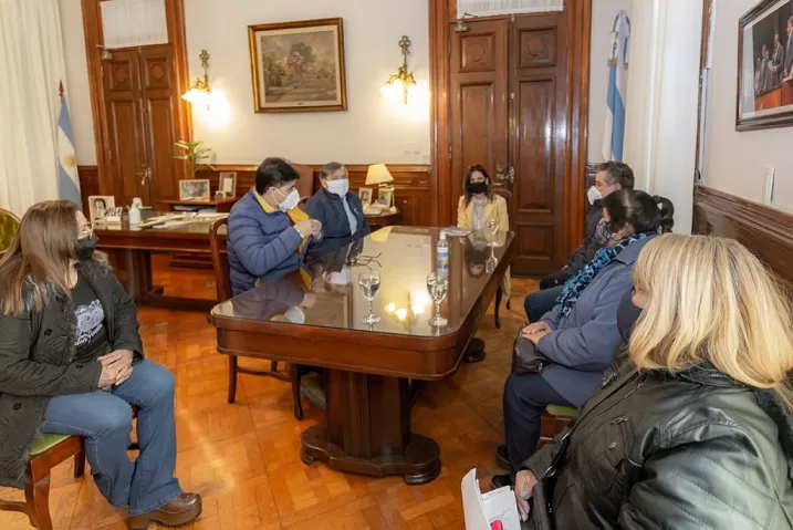 DIÁLOGO. Vargas Aignasse encabezó la reunión. Foto: Comunicación Pública