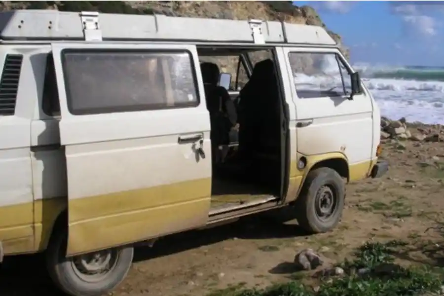 EL VEHÍCULO DEL SOSPECHOSO. En esta caravana se movilizaba el día de la desaparición de la niña.