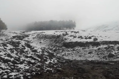 Los Valles amanecieron nevados, una vez más