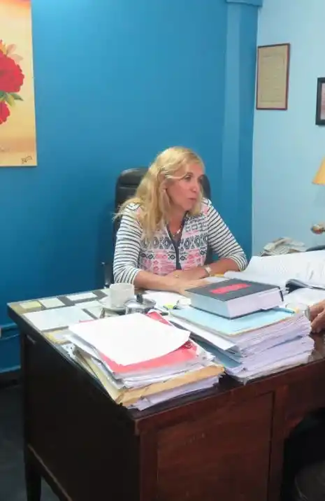 EN SU DESPACHO. García de Targa, fiscala de Monteros. Foto: Archivo LA GACETA