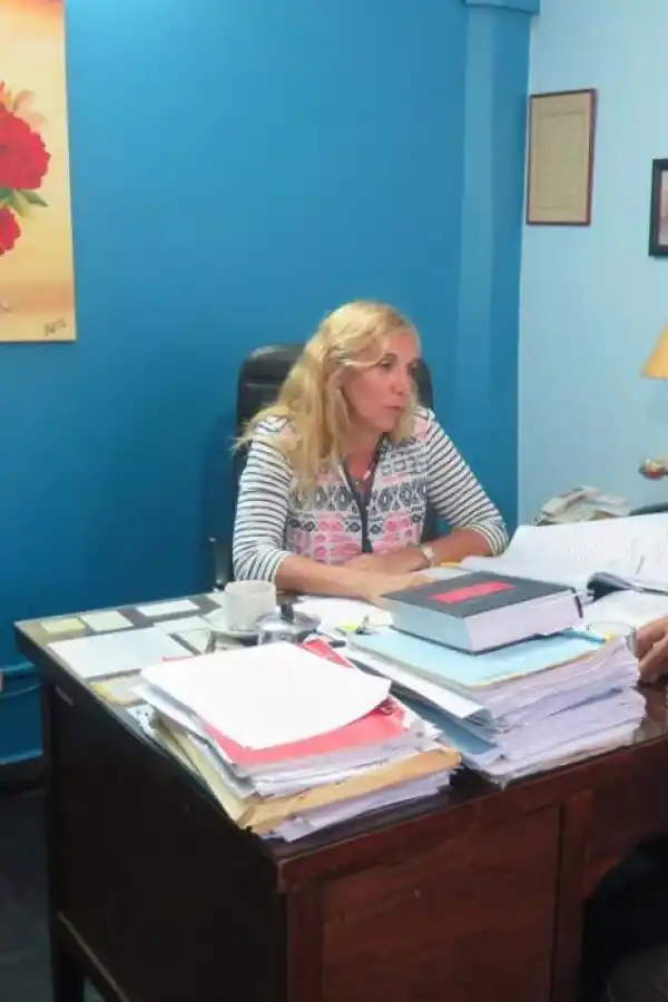 EN SU DESPACHO. García de Targa, fiscala de Monteros. Foto: Archivo LA GACETA