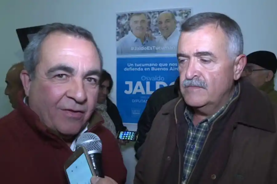 EN CAMPAÑA. Jaldo y Alejandro Martínez, en la previa a las elecciones 2019. 