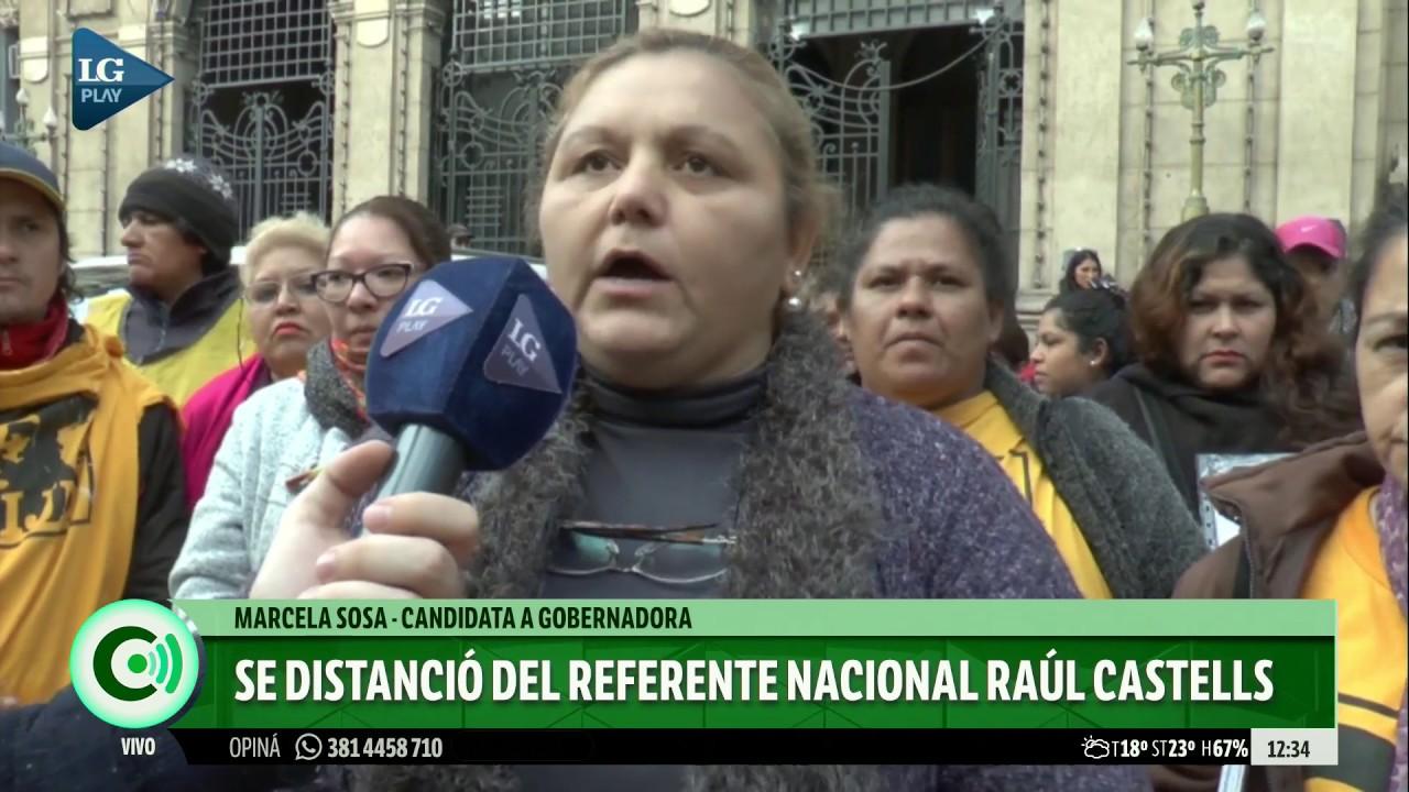 DIRIGENTE DEL SUR. Marcela Sosa. (captura de video)
