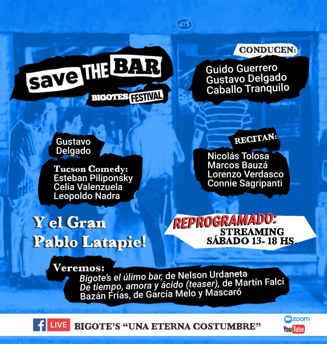 Música, poesía, teatro y baile, en un festival a beneficio del bar Bigotes