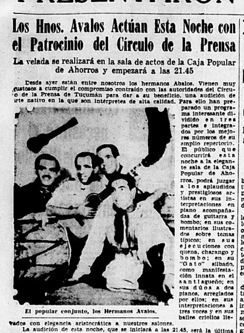 RECONOCIDOS. Los artistas llegaron a nuestra provincia tras su actuación en el filme de Lucas Demare “La guerra gaucha”.