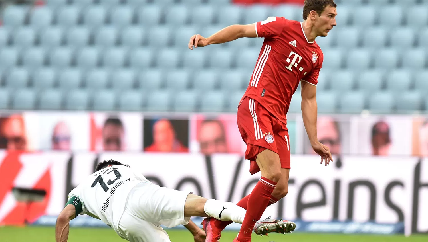 Leon Goretzka anotó el gol del triunfo para el Bayern Munich. (Reuters)