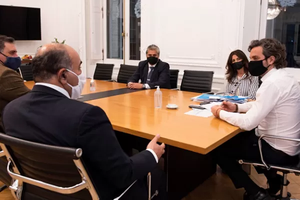 Qué temas se trataron durante la reunión entre Manzur y Cafiero