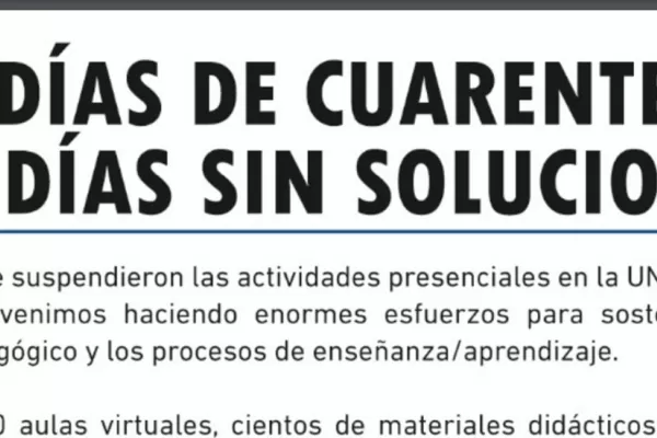 Solicitada: 100 días de cuarentena, 100 días sin soluciones