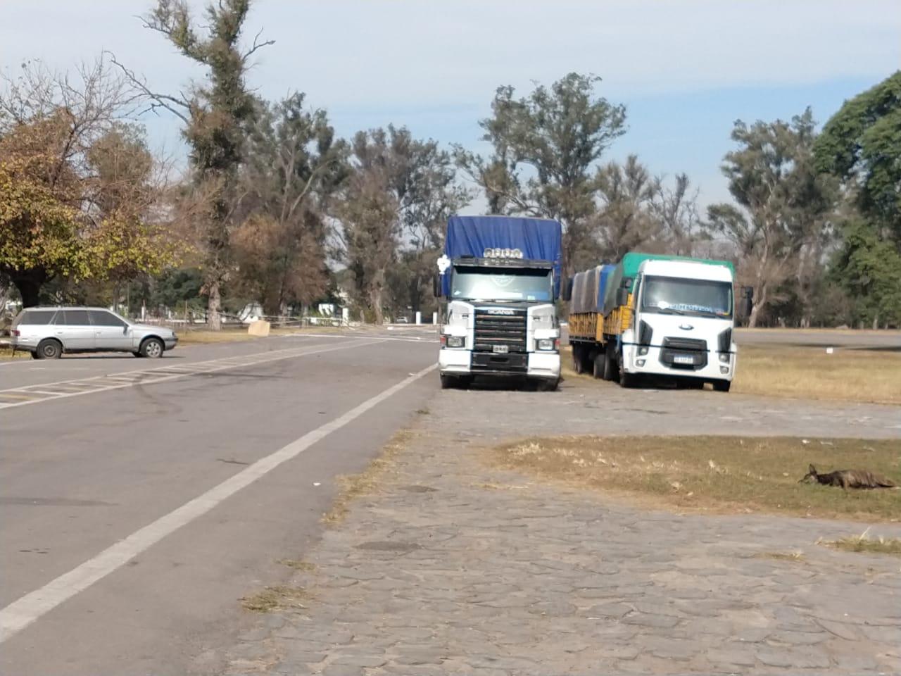 RODADO PESADO. Camiones secuestrados. Foto: Prensa Ministerio de Seguridad