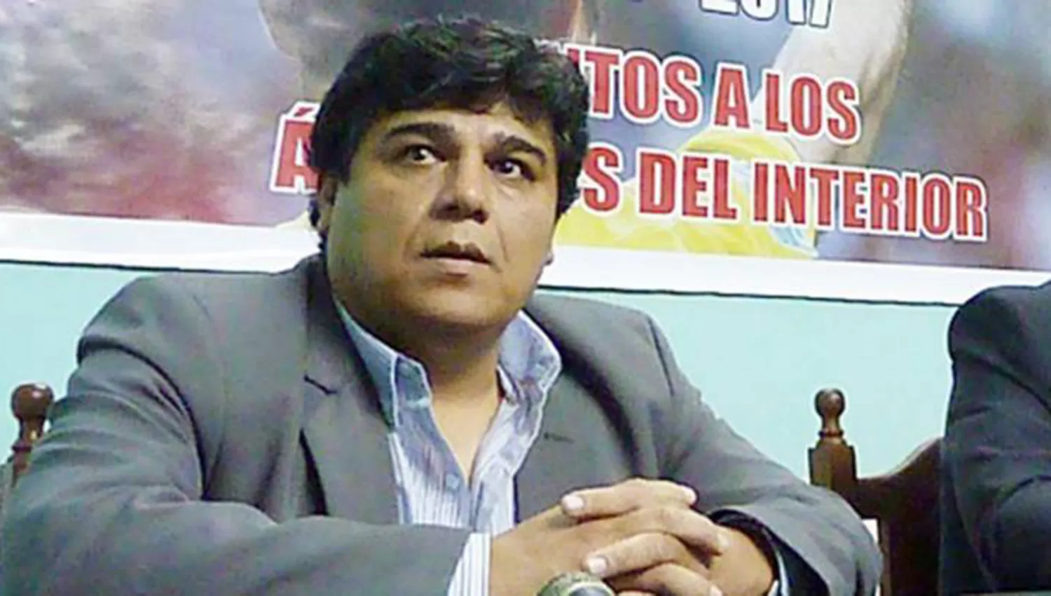 Manuel Cuevas, presidente de la Liga santiagueña de fútbol. (FOTO TOMADA DE www.diariopanorama.com) 