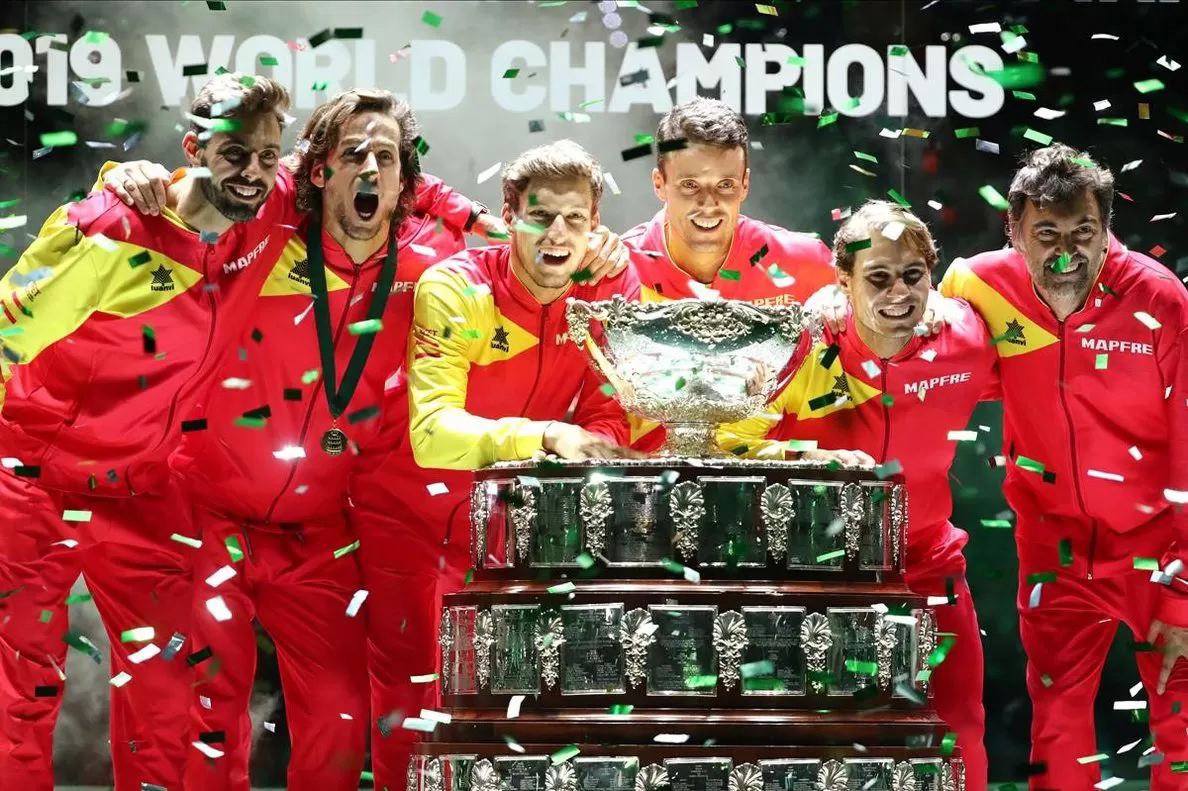 España fue el primer campeón con el nuevo formato de la Copa Davis. (ARCHIVO)