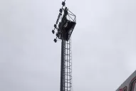 San Martín comenzó con el cambio de iluminación de La Ciudadela