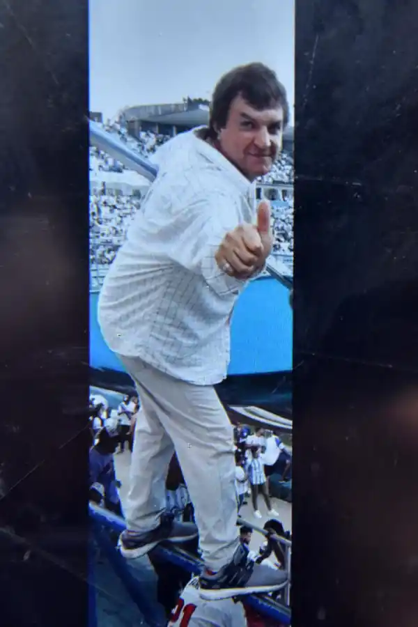 RETRATO. Walter Ceferino Nadal en la cancha de Atlético. la gaceta / fotos de Inés Quinteros Orio