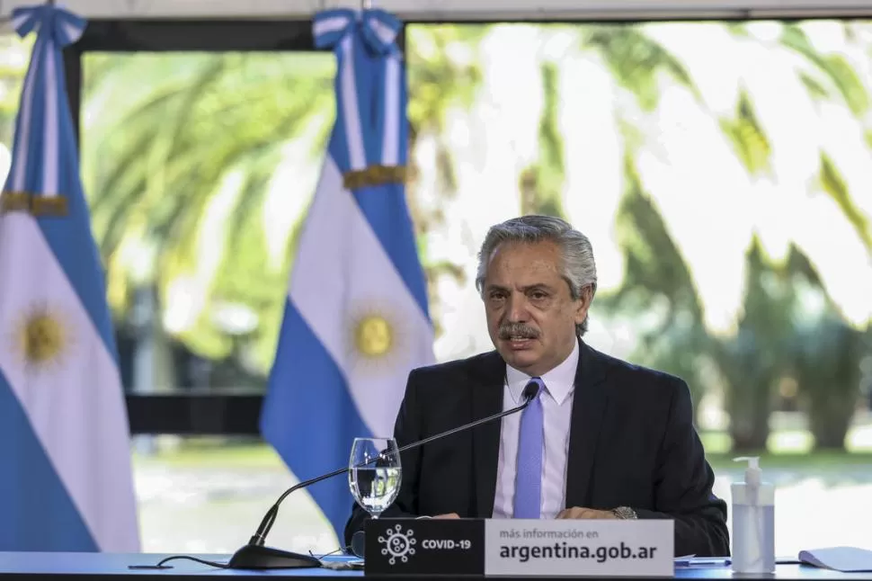 DEFENDIÓ LA CUARENTENA. “Para ser libres primero hay que vivir”. télam