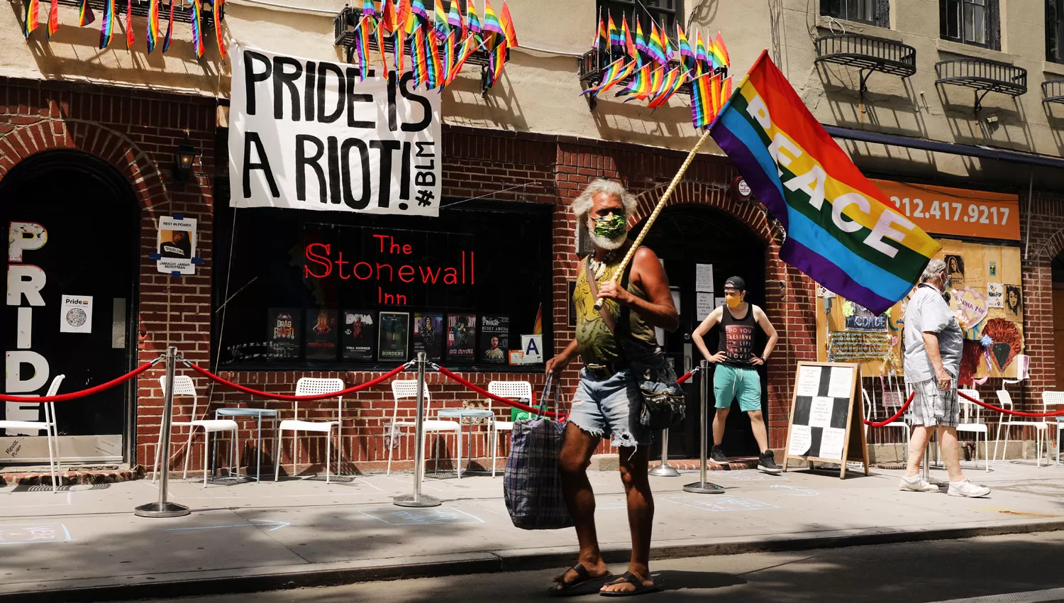 EL PRINCIPIO. En el pub Stonewall ocurrió la revuelta de 1969, un hito en la lucha por los derechos LGBT.