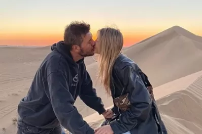 Tinelli hizo oficial su separación de Guillermina Valdes