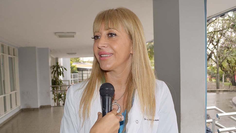 La ministra de Salud, Rossana Chahla.