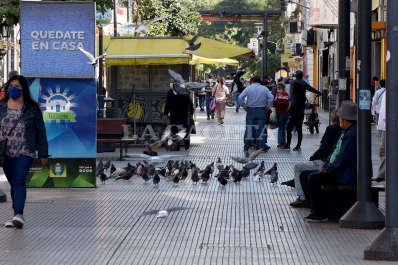 Abrigo y barbijo: la máxima de hoy no superará los 20°