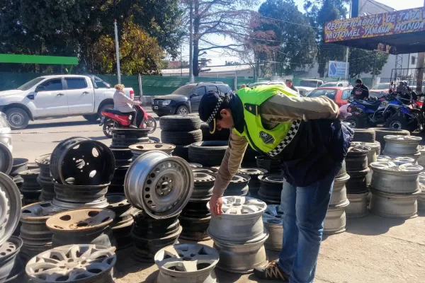 Contra el robo de ruedas: secuestran llantas y cubiertas valuadas en $3 millones