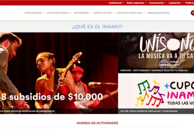Aportes a artistas subsidios a más de 1.100 suplentes del Inamu